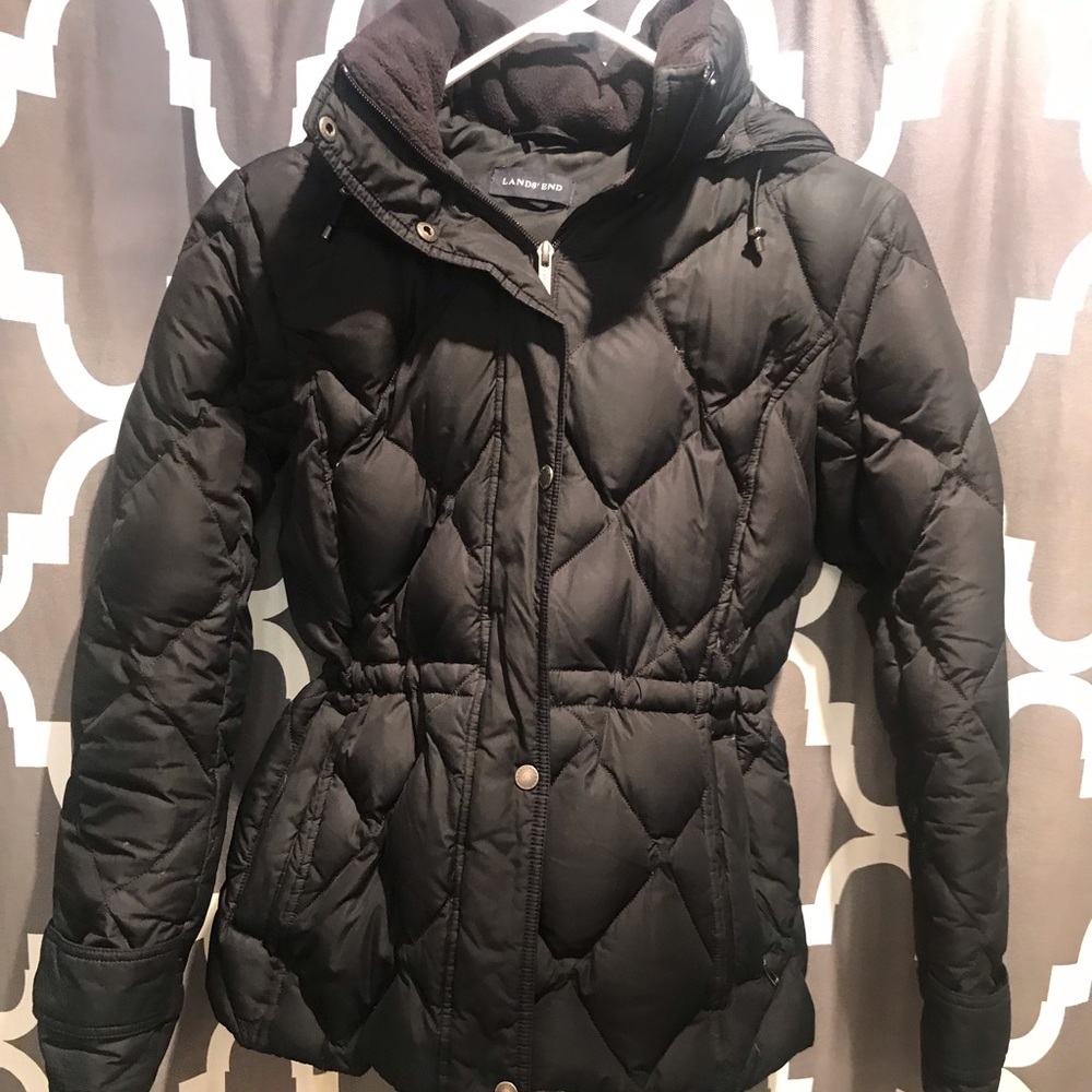 Lands End Puffer Down Jacket